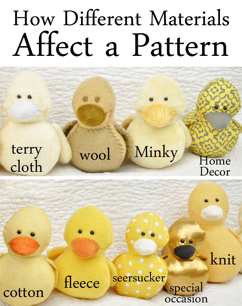 stuffed duck sewing pattern free