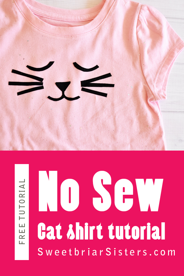 diy cat shirt tutorial