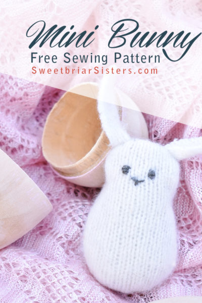 Free Mini Bunny Sewing Pattern · Sweetbriar Sisters