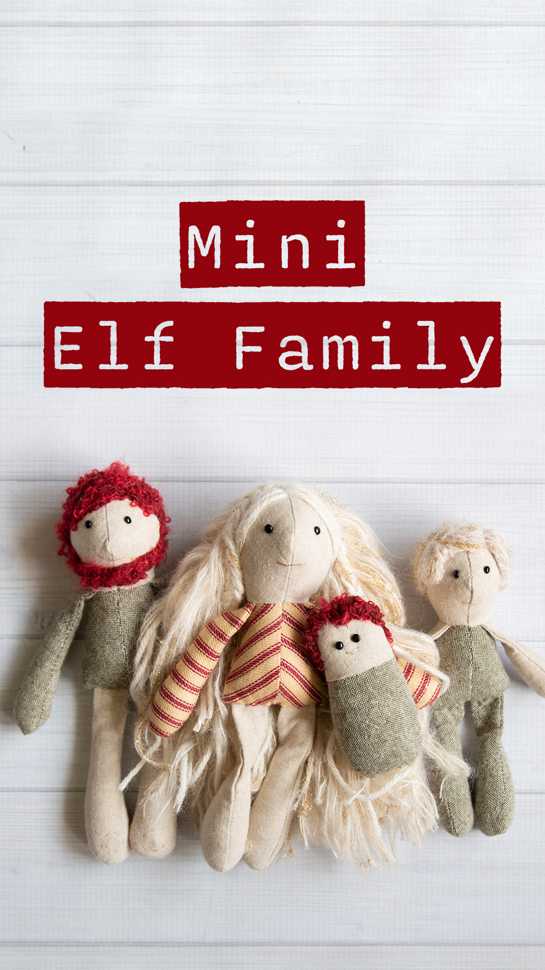 Miniature Elf Family Sewing Pattern · Sweetbriar Sisters