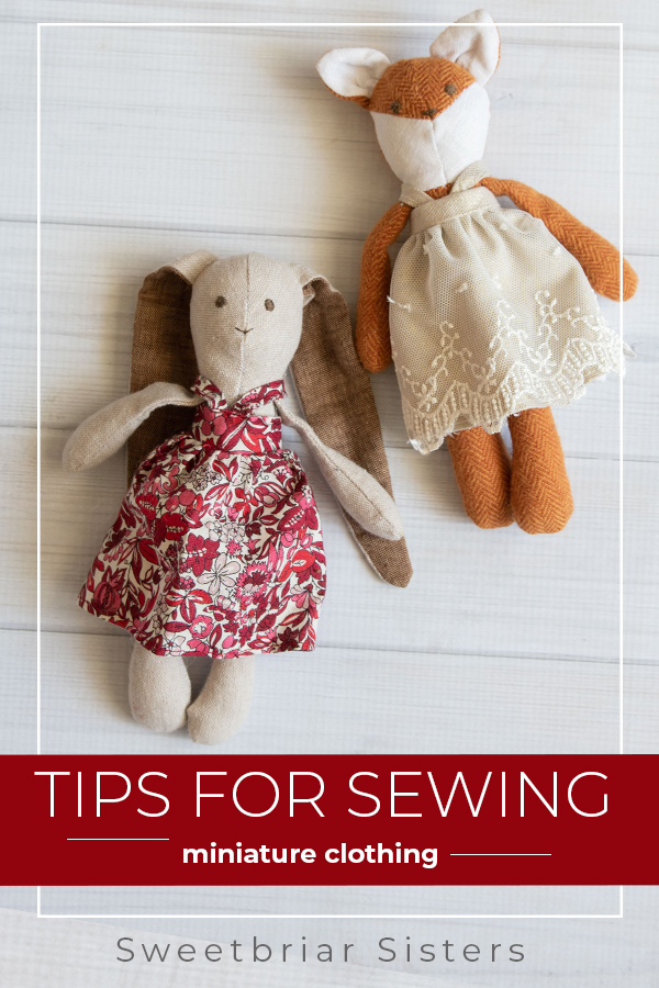 Mini Bunny Doll - Free Sewing Pattern · Sweetbriar Sisters