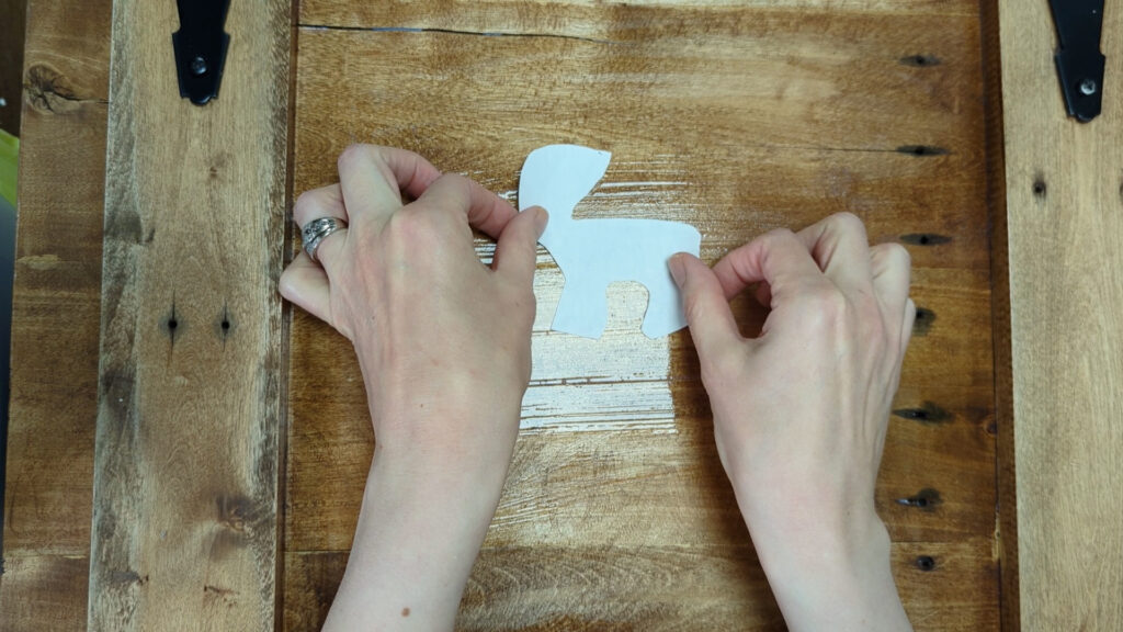 placing image on wood