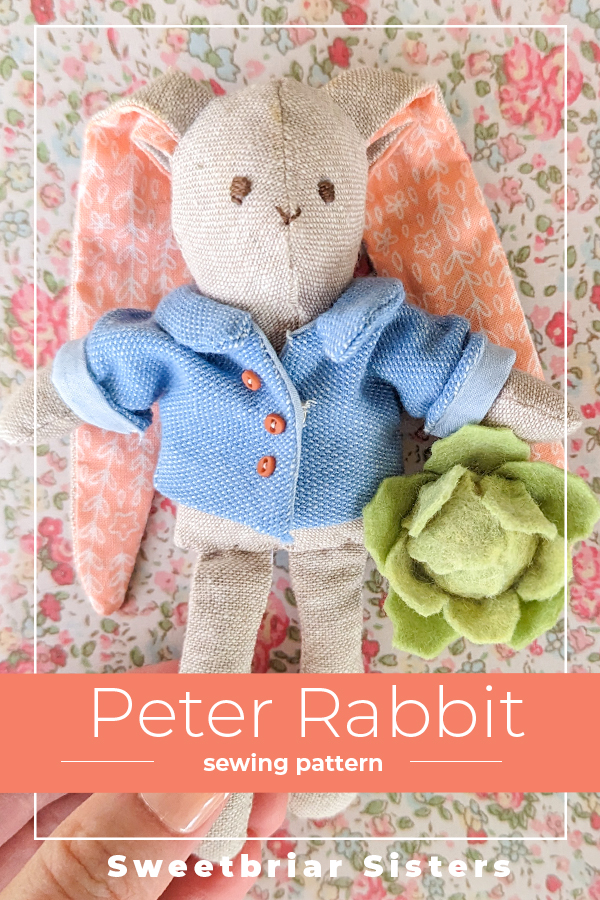 peter rabbit sewing pattern