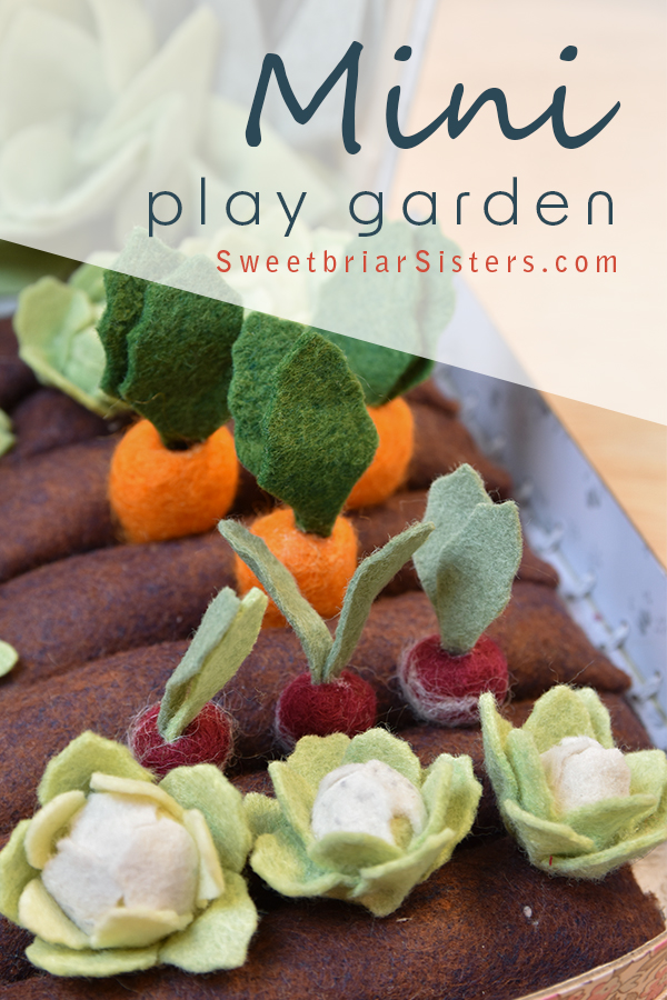 miniature play garden tutorial